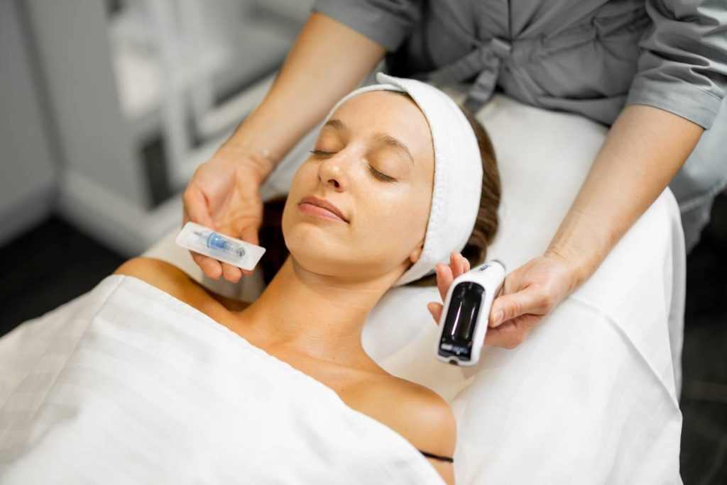 ефект від процедури dermapen